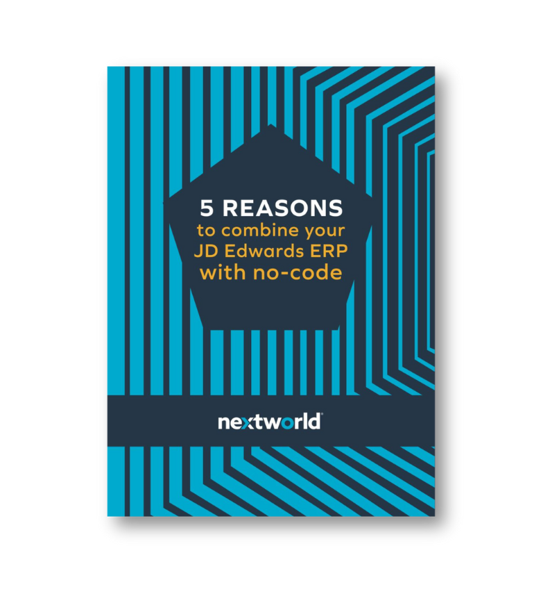 5 Reasons to combine JDE w no-code
