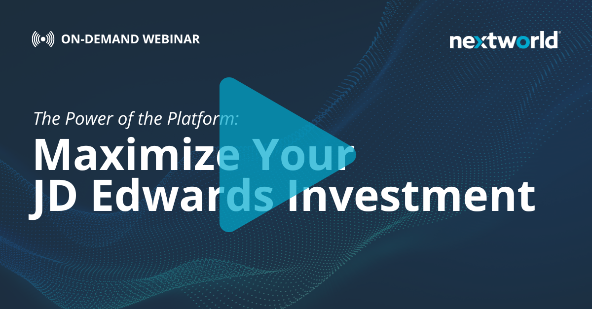 The Power of the Platform Maximize Your JD Edwards Investment (6)